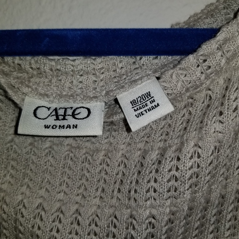Beige lightweight sweater size 18/20 - Picture 6 of 6